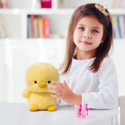 YiJuHui 1pcs Plush Realistic Chick Stuffed Animal - Ultra Soft Anxiety Relief Companion Toy for Sleep Aid & Stress Comfort - Thumbnail 4