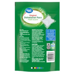 Great Value Original Dishwasher Pacs, Fresh Scent, 33 Count - Thumbnail 7