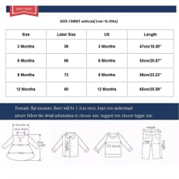 Busydd Baby Boys Girls Rompers Long Sleeve Round Neck Unisex Infant Clothes Button Solid Color Newborn Baby Girl Clothes Comfort Cotton Baby Boy Romper Jumpsuits 3-12 Months - Thumbnail 3