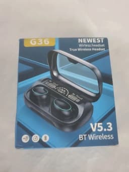 RHEA- G36 Led Display Wireless Earphones With Advanced Technology For Superior Audio - Thumbnail 1