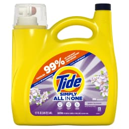Tide Simply Laundry Detergent Liquid, Berry Blossom Scent, 117 fl oz, 89 Loads - Thumbnail 7