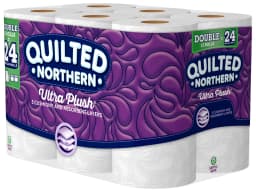 Quilted Northern Ultra Plush Toilet Paper, 12 Double Rolls - Thumbnail 7