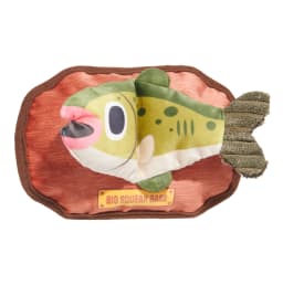 BARK Singing Bass Big Squeak Plush Dog Toy, for Small and Medium Dogs - Thumbnail 1
