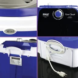 Compact Home Washing Machine - Portable Mini Laundry Clothes Washer - Thumbnail 3