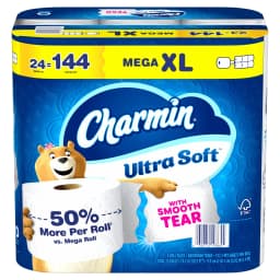 Charmin Toilet Paper Ultra Soft, 24 Mega XL Rolls - Thumbnail 14