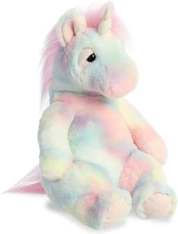 Aurora - Large Multicolor Sluuumpy - 15" Da Rainbow Unicorn - Cozy Stuffed Animal - Thumbnail 2