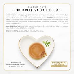 Purina Fancy Feast Classic Pate Food, Wet Cat Food, Poultry & Beef, 3 oz Cans, 30 Pack - Thumbnail 7