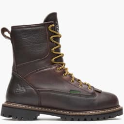 Georgia Boot Waterproof Lace-To-Toe Work Boot, Soggy Brown, Size 10.5(W) - Thumbnail 7