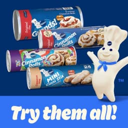 Pillsbury Cinnamon Rolls with Original Icing, Refrigerated Canned Pastry Dough, 5 Rolls, 7.3 oz - Thumbnail 8
