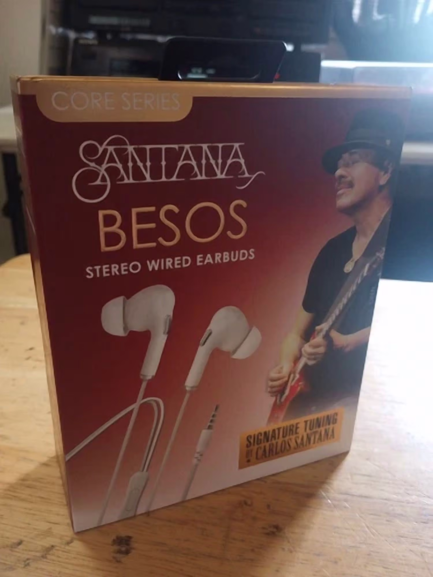 RHEA- Factory Sealed Brand New Santana Besos Stereo Wired Earbuds 3.5Mm Jack Nib - Thumbnail 1