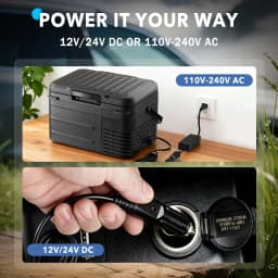 Winfire 11 QT Portable Compressor Refrigerator Freezer, 15-Min Fast Cooling, ECO & MAX Dual Modes for Camping RV and Home Use - Thumbnail 3