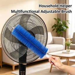 Bendable Fan Cleaner Brush - Flexible Dust Remover for Ceiling Fans, Vents, Blinds & Car - Washable Reusable Duster - 2 Pack - Thumbnail 8