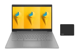 HP HD 14" Chromebook Laptop for Student and Business, Intel Celeron Processor N4120, 4GB RAM 64GB eMMC, Wi-Fi - Thumbnail 1