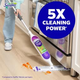 Swiffer Power Mop Floor Cleaner Solution with Gain Scent, 25.3 fl oz - Thumbnail 6