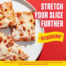 Totino's Party Pizza, Pepperoni, Thin Crust, 17g Protein, 40.8 oz, 4 Count (Frozen) - Thumbnail 3