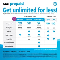 AT&T Vista, 32GB, Onyx Black - Prepaid Smartphone - Thumbnail 2