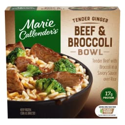 Marie Callender's Tender Ginger Beef & Broccoli, Frozen Meal, 11.8 oz. Bowl - Thumbnail 1