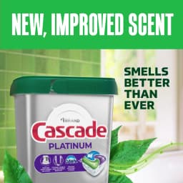 Cascade Platinum Dishwasher Pods, Dishwasher Detergent Soap Tabs, Fresh, 71 Count - Thumbnail 11
