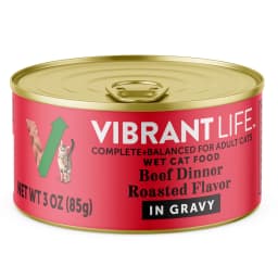 Vibrant Life Beef Dinner Roasted Flavor in Gravy Wet Cat Food, 3 oz Can - Thumbnail 19