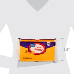 Great Value Block Sharp Cheddar Cheese, 16 oz - Thumbnail 7