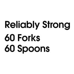 (2 pack) Great Value Clear Plastic Fork and Spoon Combo, 120 Count - Thumbnail 5