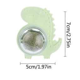 bxhwj Interactive Dog Toy Bottle with Squeaker for Teeth Grinding, Chew Toy with Rolling Tennis Ball Inside, Floating Fetch Toy for Small Medium - Thumbnail 2