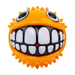 KONG® Grinz Puffer Fish Ball Dog Toy, Medium - Thumbnail 1