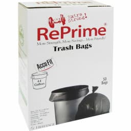 Reprime Can Liners 44gal 0.9mil Black 37" x 50" 50/Box H7450TKRC1 - Thumbnail 3
