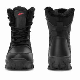Stepedia Botas de Nieve Impermeables para Hombre, Cálidas, Aisladas, con Forro de Piel Sintética, a Media Pantorrilla, Botas de Invierno para Exteriores, Negro - Thumbnail 6