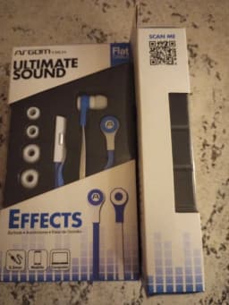 RHEA- Argom Ultimate Sound Effects Earbuds Wired Flat Cable 3.5Mm - Thumbnail 5