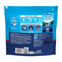 Finish Power Dishwasher Pods, No Pre-Rinse Dishwasher Detergent Tabs Soap, Deep Clean, 62 Count - Thumbnail 8