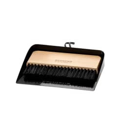 Behrens Portable Galvanized Steel Dustpan and Brush Broom Set, Black - Thumbnail 8