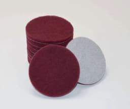 10Pc Drill Brush Replacement Scour Pads - Red 4" Round For Power Scrubber Driver - Thumbnail 3