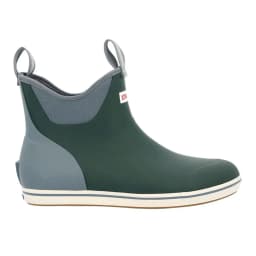 Men's Ankle Deck Boot, Green, Size 14(M) - Thumbnail 2
