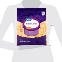 Great Value Colby & Monterey Jack Shredded Cheese, 32 oz Bag - Thumbnail 8