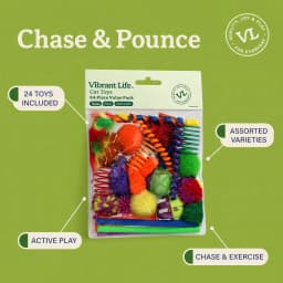 Vibrant Life Value Pack Cat Toys, 24 Pieces - Thumbnail 5