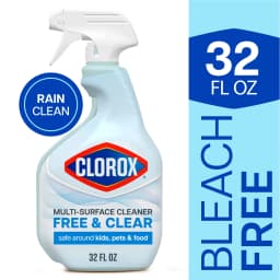 Clorox Free & Clear Multi Surface Cleaner, Spray Bottle, Fragrance Free, 32 fl oz - Thumbnail 1