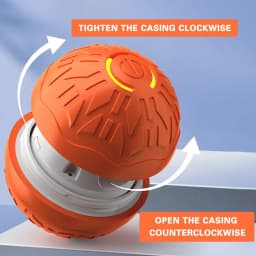 Pcksrro Interactive Dog Toys Dog 2025 Motion Activated Automatic Rolling Toy for Small/Medium Dogs USB Rechargeable - Thumbnail 6