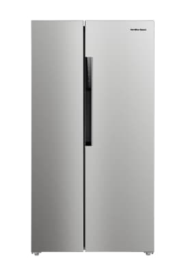 Hamilton Beach HZ8551 15.6 Cu Ft Side-by-Side Refrigerator, Platinum - Thumbnail 1