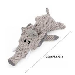 Dog Toys For Aggressive Chewers, Tough Indestructible Dog Chew Bone, Plush Dog Squeak Toy, Teething Dog Rope Toys, For Puppies Small Medium Dogs D - Thumbnail 2