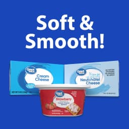 Great Value Cream Cheese Brick, 8 oz Block, 2 Pack - Thumbnail 2