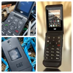 Cat® S22 | Rugged Flip phone | 16GB 2GB RAM | IP68 | 4G LTE | T-Mobile Locked - Black - Thumbnail 9