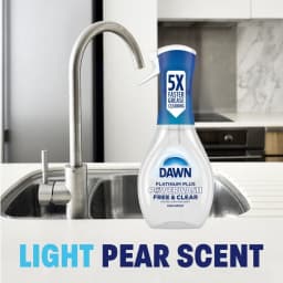 (3 pack) Dawn Powerwash Spray, Dish Soap, Dishwashing Liquid, Free & Clear, 1 Starter Kit, 16 Fl Oz - Thumbnail 10