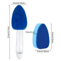 DIYMAG 1 Dish Wand and 24 Refill Replacement Sponge Heads, Non Scratch Dishwand Refills Handle, Dish Wand Refill Pack, Heavy Duty Replacement Sponge - Thumbnail 6