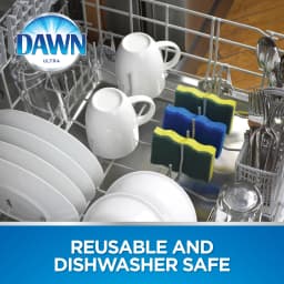 Dawn Non-Scratch Kitchen Dish Sponges, Blue (Pack of 9) - Thumbnail 2