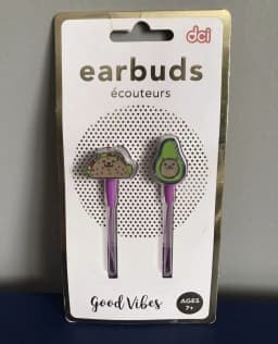 RHEA- Dci Good Vibes Taco Cat Avocado Earbuds - Thumbnail 1