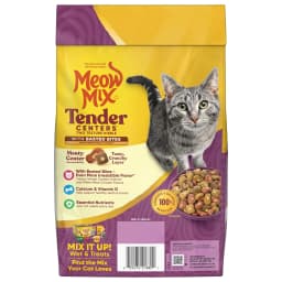 (2 pack) Meow Mix Tender Centers with Basted Bites, Chicken & Tuna Flavors, Dry Cat Food, 3 lb. Bag - Thumbnail 8
