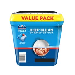 Finish Power Dishwasher Pods, No Pre-Rinse Dishwasher Detergent Tabs Soap, Deep Clean, 84 Count - Thumbnail 8