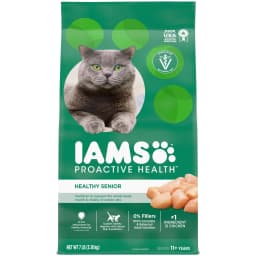 Iams Proactive Health Chicken Dry Cat Food For Senior Cats, 7 Lb Bag - Thumbnail 1