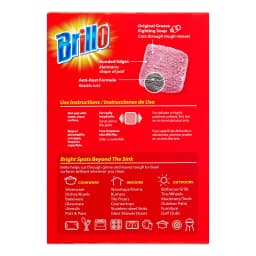 Brillo Original Steel Wool Scouring Pad, 10 Count - Thumbnail 4